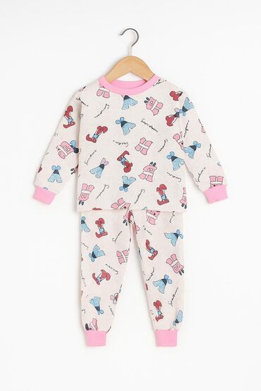 Alt paltar, corablar: Uşaq pijama dəstləri – 2 hissədən ibarət rahat komplekt - Üst və — 6