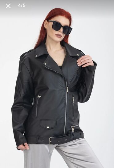 qara paltar: Женская куртка L (EU 40), цвет - Черный