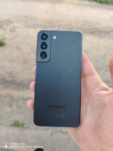 Samsung: Samsung Galaxy S22, 256 GB, rəng - Qara, Barmaq izi