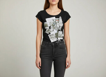 delorean t shirty: Women`s T-shirt, size S
