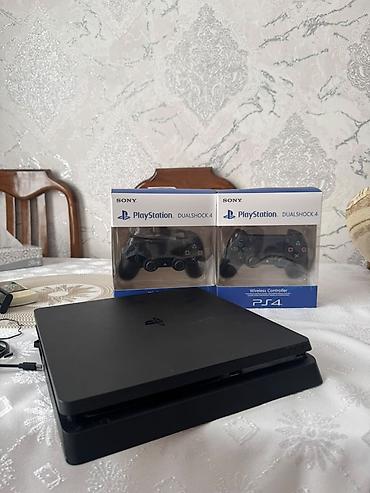 ps disk: PS 4 SLİM 1tb,19 oyun,isdediyin oyun yazılır ideal veziyyet tapılmır — 1