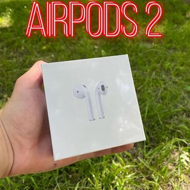аирподс 1 оригинал: Вкладыши, Apple, Новый, Беспроводные (Bluetooth), Классические