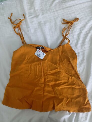 maica ili majica: S (EU 36), Lycra, Single-colored, color - Orange