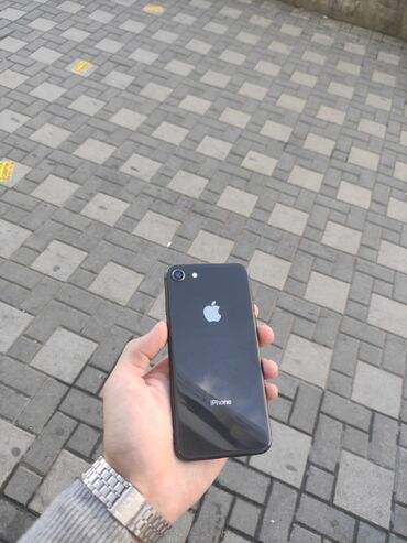 işlənmiş ayfon: IPhone 8, 256 GB, Qara, Barmaq izi