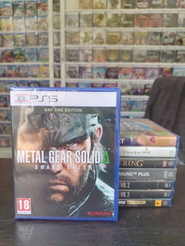 Oyun diskləri və kartricləri: Playstation 5 üçün metal gear solid snake eater oyun diski. Tam