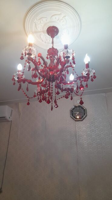 Çilçıraqlar: Çılçıraq, 6 lampa, Xrustal