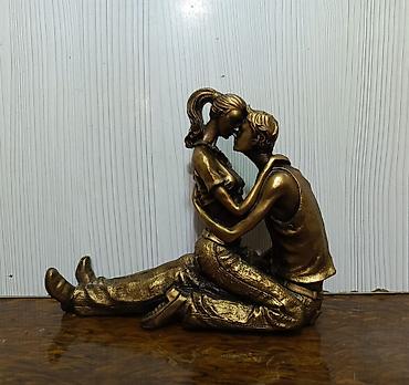 dekor ev: Fiqur, Rezin, rəng - Qızılı — 5