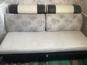 кара балта мебел бу: Угловой диван, цвет - Синий, Б/у
