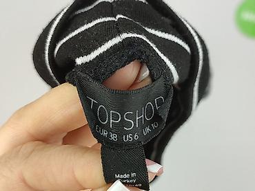 hm top w paski: Topshop, Top damski, rozmiar M — 4