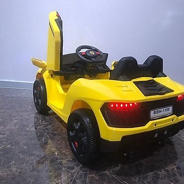 lambo: 5 yaşa qədər uşaqlar üçün dəri oturacaqlı Lambarchini ❤ 2 motor, 90 — 6