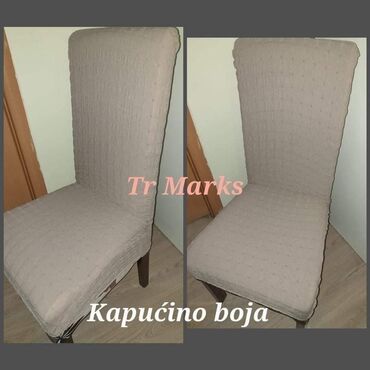 Posteljina: Rastegljive navlake za stolice bez karnera CENA SETA 2490 DIN( 6 — 7