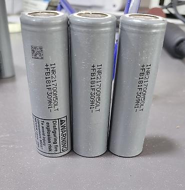 INR21700M50LT Li-ion akkumulyator hüceyrələri (21700 ölçü) Təsvir: - lalafo.az -da INR21700M50LT Li-ion akkumulyator hüceyrələri (21700 ölçü) Təsvir: -