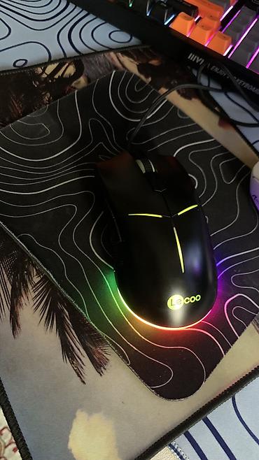 rgb лампа: Игровая мышь LeCoo + два коврика Комплектация: - Проводная игровая — 2