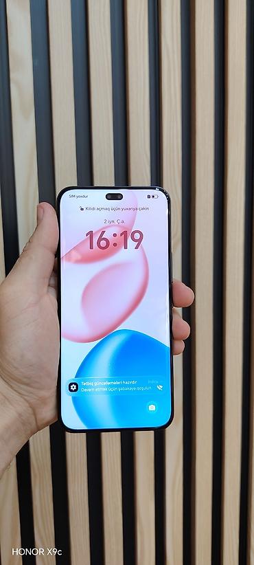 honur 400 pro: Honor 400 Pro, 256 GB, rəng - Qara, Sənədlərlə, Zəmanət, Barmaq izi — 2