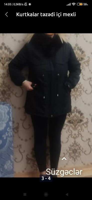 qadin ucun kurtkalar: Женская куртка цвет - Черный