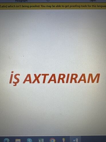 Əməkdaş axtarışı (vakansiyalar): Is axtariram