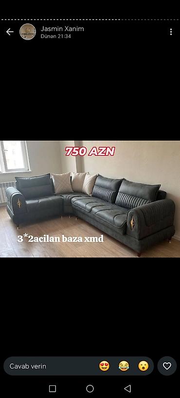 Divan və masa dəstləri: Məhsul: Künc divan dəsti – “Piramida Künc” - Müasir dizaynlı — 20
