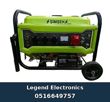 Elan başlığı: Benzin generatoru Şimşek SK5500 Elan mətni: Benzin