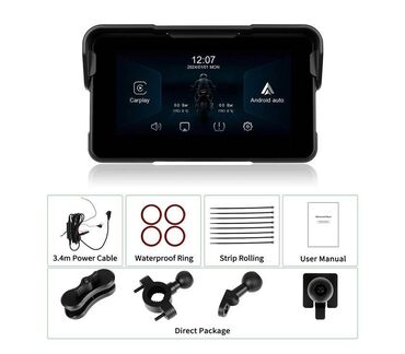 Motosiklet hissələri: Moto monitor 5inch - HD Ekran, suya davamlı Məhsulun Texniki — 7