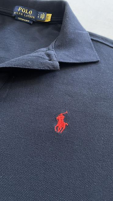 футболки polo: Мужская футболка, L, Polo Ralph Lauren, Б/у, цвет - Синий — 2