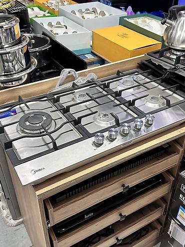 Встраиваемая газовая варочная панель Midea - Широкая панель на 5