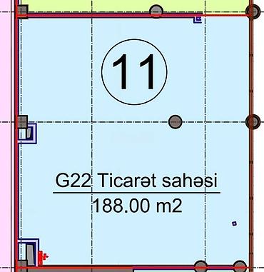 Daşınmaz əmlak: İcarəyə verilir obyekt 188 m², Şah İsmayıl Xətai m. 10 500 AZN/ay 188 — 2