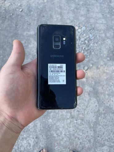 ноутбук колдонулган: Samsung Galaxy S9, Колдонулган, 64 ГБ, түсү - Кара, 1 SIM, 2 SIM