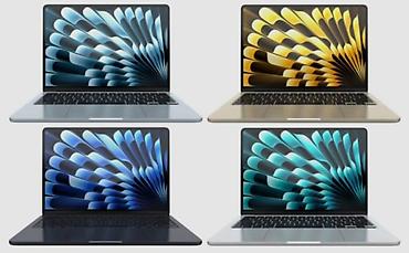 fly sx210: MacBook Air 13" M4 Silver, Starlight, Midnight, Sky Blue 10-Core CPU — 1