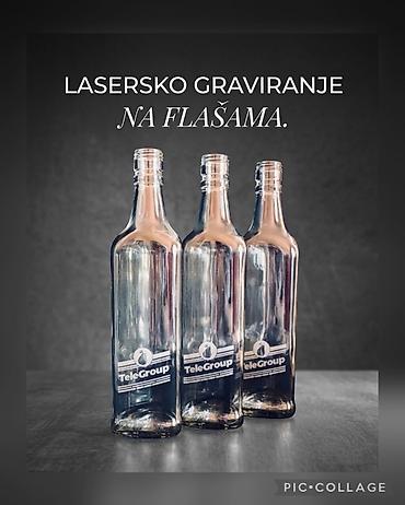 Lasersko graviranje na flašama - Precizno lasersko obeležavanje