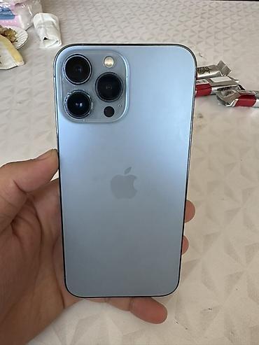 iphone 2 sim: IPhone 13 Pro Max, Б/у, 256 ГБ, Sierra Blue, Чехол, 77 % — 3