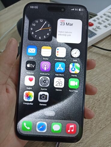 Apple iPhone: IPhone 15 Pro Max, 512 GB, Qara