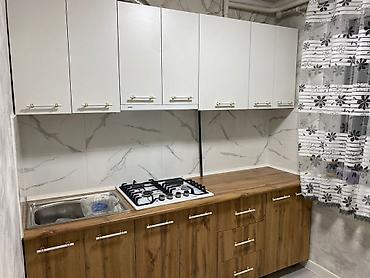 Кухонные гарнитуры: Кухонный гарнитур, Новый, цвет - Серый, МДФ, Бесплатная доставка — 39