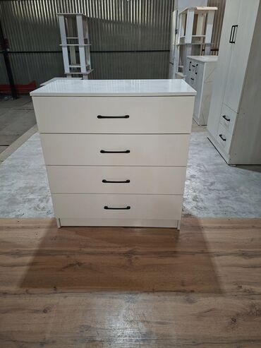 Комоды для одежды: Комод для одежды, Новый, Без зеркала, ЛДСП, цвет - Серый, Платная доставка — 10