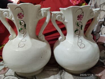 gül satışı: Vaza dəsti, Keramika