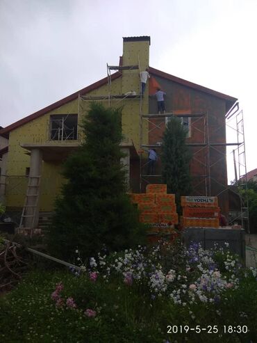 Фасадные работы: Ремонт фасада, Утепление фасада, Фасадный декор | Рамки, Молдинг, Балясины | Мрамор, Сайдинг, Жидкий травертин | Пенопласт, Пенополиуретан, Penoplex Больше 6 лет опыта — 5