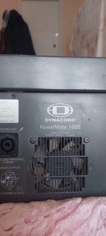 Ложки: Məhsul: Dynacord PowerMate 1600 miks‑pult (inteqrə olunmuş