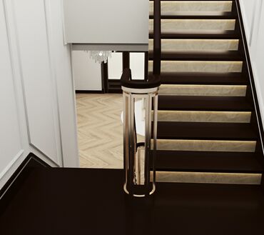 Деревянные лестницы: Деревянная лестница Для дома, Бесплатный замер, Вид дерева: Сосна, Стиль: Лофт — 14