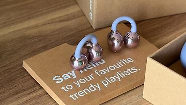 earbuds: Sırğa formalı qulaqcıq 💜 YENİ — istifadə olunmayıb Energy Sistem — 1