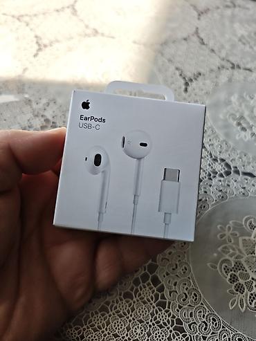 Yeni Simli Qulaqcıqlar, Apple, rəng - Ağ