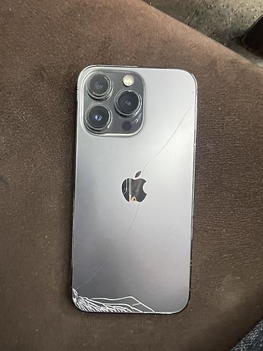 ayfon kreditle: IPhone 13 Pro, 128 GB, Gümüşü, Qırıq — 2