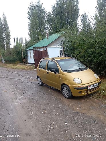 Microcar: Daewoo Matiz: 1998 г., 0.8 л, Механика — 9