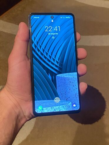 Samsung: Samsung Galaxy A52, 128 GB, rəng - Qara, Barmaq izi, İki sim kartlı, Face ID