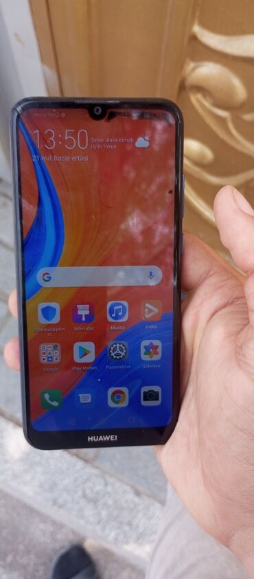 huawei модем: Huawei Y6s, 64 ГБ, цвет - Синий, Сенсорный, Отпечаток пальца, Две SIM карты