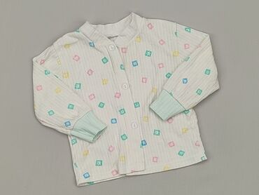 biała bluzka do zakietu: Bluza, 0-3 m, stan - Dobry