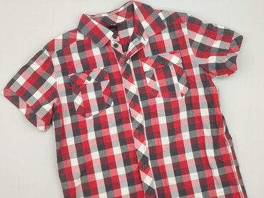 pako lorente koszule wyprzedaż: Shirt 15 years, condition - Very good, pattern - Cell, color - Red