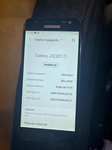 galaxy j3: Samsung Galaxy J3 2017, 16 GB, rəng - Qara, Barmaq izi — 3