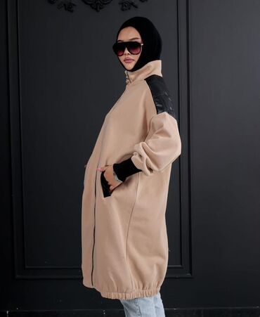 Бомберы: Стильный бомбер😎😎😎 комбинированные с плащевой🔥🔥🔥 🔹ткань:начес про-о — 11