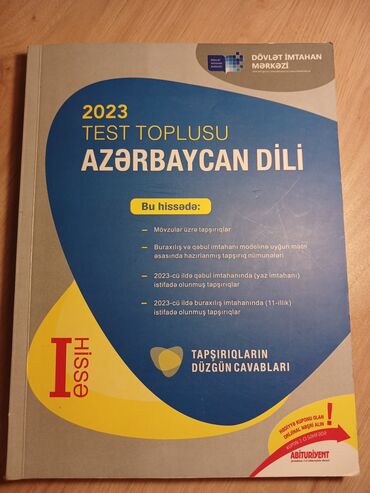 dim tarix test toplusu pdf 2023: Azərbaycan dili Testlər 11-ci sinif, DİM, 1-ci hissə, 2023 il