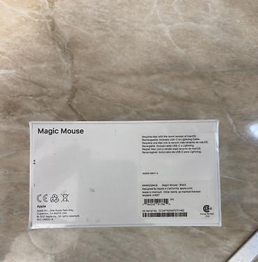 gaming kamputer: Apple Magic Mouse – Black - Model: A1657 (MMM03AM/A) - Rəng: Qara — 2