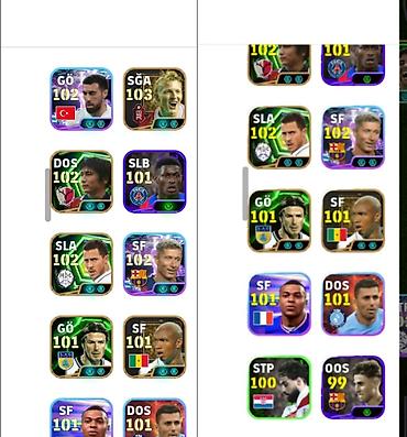 qapıcı elceyi: EFootball Mobile hesabı – güclü heyət və yüksək reytinqlər - Oyun — 3